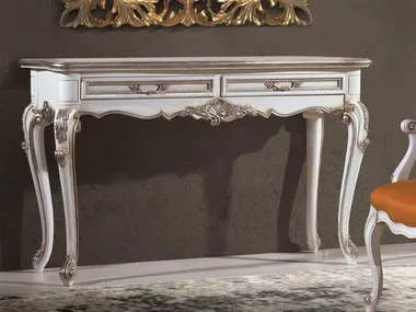 DAVINCI - Rectangular solid wood console table with drawers _ Guerra Vanni